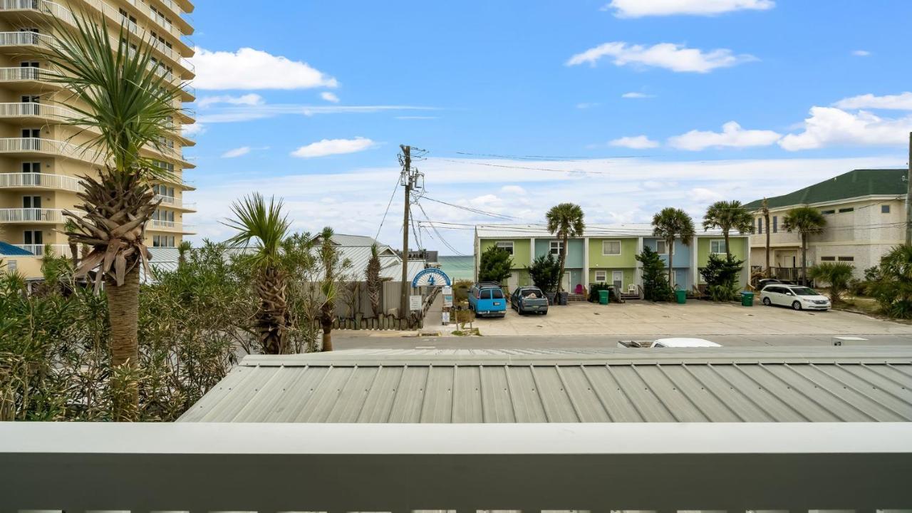 Pet Friendly Townhome With Gulf Views And Hot Tub Right Across From Beach And Schooners Panama City Beach Exteriör bild